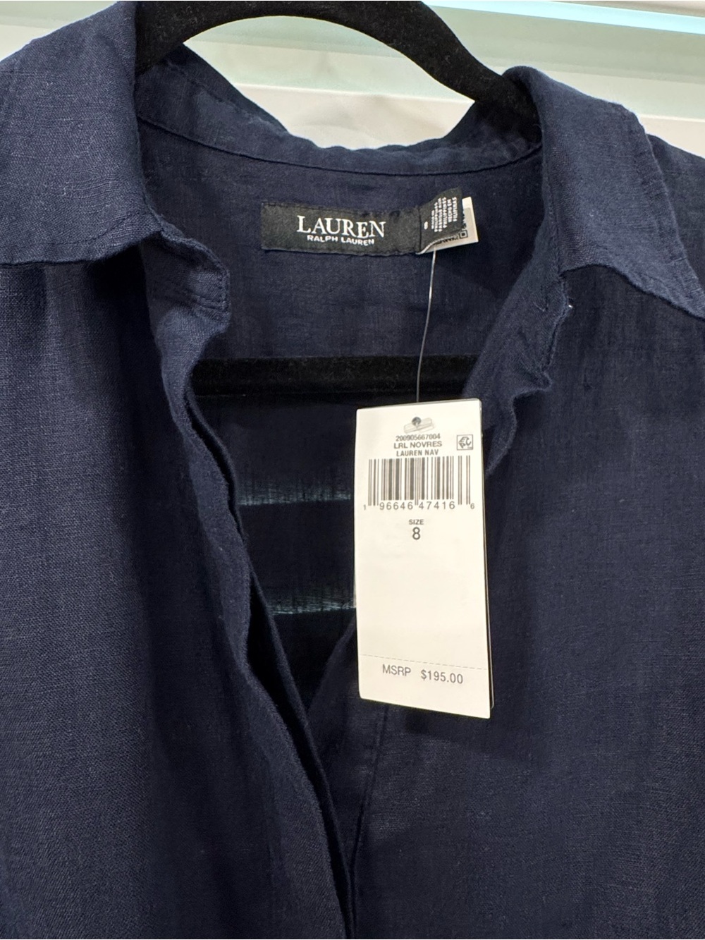 Lauren Ralph Lauren Dress – Size 8 – Lauren Navy NWT - Picture 7 of 8